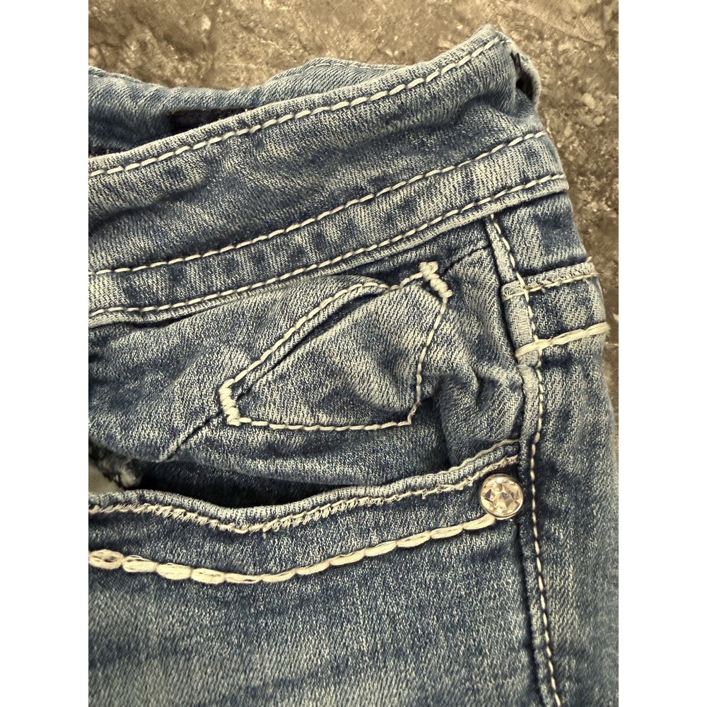 Vigoss The Chelsea Vintage‎ Capri Cropped Denim Jeans Womens Size 5/6 - Picture 9 of 15